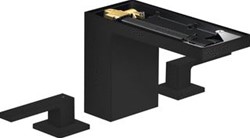 AXOR 3-GATS WASTAFELKRAAN 110 MET AFVOERPLUG MAT ZWART 47072670