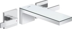 AXOR EENGREEPS WASTAFELKRAAN INBOUW VOOR WANDMONTAGE MET UITLOOP 221 MM/SPIEGELGLAS CHROOM/SPIEGEL GLAS 47080000