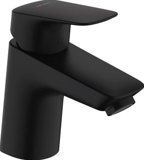 HANSGROHE HG SINGLE LEVER BASIN MIXER LOGIS 70 COOLSTART MATT BLACK WITHOUT WAST 71073670