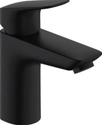 HANSGROHE HG BASIN MIXER 100 LOGIS MATT BLACK WITH METAL WASTE 71171670