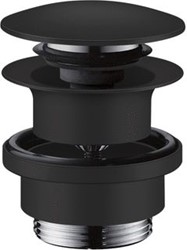 AXOR AFVOERGARNITUUR AFVOERPLUG MET OVERLOOP DN32 MAT ZWART 51300670