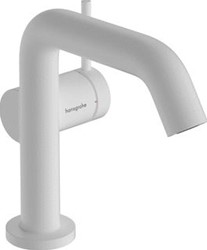 HANSGROHE TECTURIS S 1-GATS WASTAFELKRAAN BM 110 FINE COOLSTART MET PUSH OPEN MET VASTE UITLOOP VOORSPRONG 13CM MAT WIT 73322700
