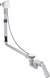 AXOR BADVUL AFVOER EN OVERLOOP COMPLETE SET VOOR SPECIALE BADEN MAT WIT 58317700