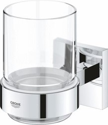 GROHE START CUBE GLAS MET HOUDER CHROOM 41097000