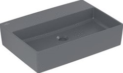 VILLEROY & BOCH MEMENTO 2.0 OPZETWASTAFEL 600 X 420 X 140 MM GRAFIET CERAMICPLUS ZONDER OVERLOOP 4A0763I4