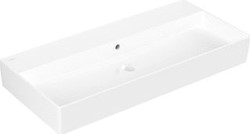 VILLEROY & BOCH MEMENTO 2.0 WASTAFEL 1000 X 470 X 135 MM WHITE ALPINE CERAMICPLUS MET OVERLOOP 4A221JR1
