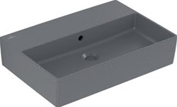 VILLEROY & BOCH MEMENTO 2.0 WASTAFEL 600 X 420 X 135 MM GRAFIET CERAMICPLUS MET OVERLOOP ONGESLEPEN 4A2262I4