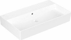 VILLEROY & BOCH MEMENTO 2.0 WASTAFEL 800 X 470 X 140 MM STONE WHITE CERAMICPLUS MET OVERLOOP 4A228JRW