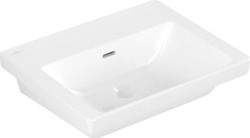 VILLEROY & BOCH SUBWAY 3.0 WASTAFEL 550 X 440 X 165 MM WHITE ALPINE CERAMICPLUS MET OVERLOOP ONGESLEPEN 4A7057R1