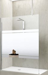 NOVELLINI KUADRA H INLOOPDOUCHE (47 CM VERSTELBAAR T/M 50 CM) MOTIEF RAVENNA GLAS SHINY RED CHROOM PROFIEL KUADH50-51M