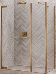 NOVELLINI N180 GFL 140 VER.139-142 CM HELDER GLAS CHROOM N180GFL140-1K