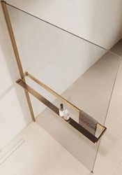 NOVELLINI MUURSTEUN HD 120 LINK BRUSHED GOLD R80KUFRHD12S-P