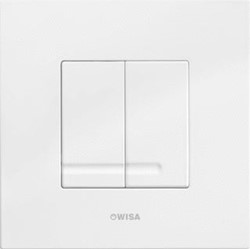 WISA XS/XF Bedieningspaneel Delos DF kunststof mat wit  8051402101