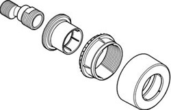 GROHE OVERIGE BADKRAAN MET OMSTEL ZONDER KOPPELINGEN HOH=15CM MAT ZWART  12693KF0