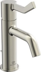 IDEAL STANDARD JOY WASTAFELMENGKRAAN MET LANGE HENDEL MET WASTE IN SILVER STORM AFWERKING BD467GN