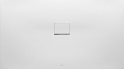 VILLEROY & BOCH SQUARO INFINITY KUNSTSTOF DOUCHEVLOER RECHTHOEKIG QUARYL 150X70X4CM HOEKINBOUW LINKS TEGEN DE WAND ALMOND  UDQ1570SQI2LV-AL