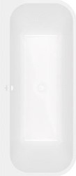 VILLEROY & BOCH ARCHITECTURA KUNSTSTOF DUOBAD ACRYL NAADLOOS BACK TO WALL 170X75X57.5CM WIT ALPIN  UBA170ARE9CS00V-01