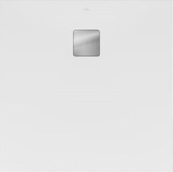 VILLEROY & BOCH EXCELLO KUNSTSTOF DOUCHEVLOER VIERKANT ACRYL 100X100X4CM ALMOND  UDA1010EXC1V-AL