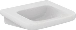 IDEAL STANDARD CONTOUR 21+ | WASTAFEL 600X555X175 MM IN GLANZEND WIT AFWERKING ZONDER KRAANGAT ZONDER OVERLOOP | SMARTGUARD+ E3616HY