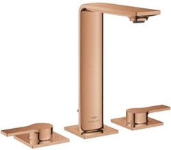 GROHE ALLURE 3-GATS WASTAFELKRAAN M-SIZE MET HENDELGREPEN VOORSPRONG 14.3CM WARM SUNSET  20188DA1
