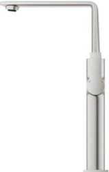 GROHE ALLURE 1-GATS WASTAFELKRAAN XL-SIZE MET GLADDE BODY MET HENDELGREEP VOORSPRONG 18.5CM SUPERSTEEL  23403DC1
