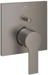 GROHE ALLURE AFBOUWDEEL VOOR INBOUW BADKRAAN MET 2-WEG OMSTELLING BRUSHED HARD GRAPHITE  19315AL1