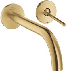GROHE ATRIO NEW CLASSIC AFBOUWDEEL VOOR INBOUW 2-GATS WASTAFELKRAAN S-SIZE MET JOYSTICK HANDGREEP VOORSPRONG 22.1CM BRUSHED COOL SUNRISE  29406GN0