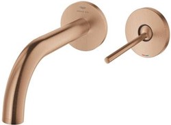 GROHE ATRIO NEW CLASSIC AFBOUWDEEL VOOR INBOUW 2-GATS WASTAFELKRAAN S-SIZE MET JOYSTICK HANDGREEP VOORSPRONG 18.5CM BRUSHED WARM SUNSET  29410DL0