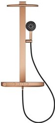 GROHE RAINSHOWER AQUA DOUCHESYSTEEM MET SMARTCONTROL DOUCHEKR. THERM. MET HOOFDD- VIERKANT 40X23CM 2ST. 9 L/MIN. MET HANDDOUCHE 13CM 3 ST. WARM SUNSET  100961DA00