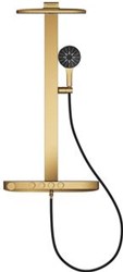 GROHE RAINSHOWER AQUA DOUCHESYSTEEM MET SMARTCONTROL DOUCHEKR. THERM. MET HOOFDD- VIERKANT 40X23CM 2ST. MET HANDDOUCHE 13CM 3 ST. COOL SUNRISE  100962GL00