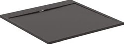 IDEAL STANDARD ULTRA FLAT S I.LIFE | DOUCHEBAK VIERKANT 1200X1200X30 MM IN ZWART AFWERKING T5242FV