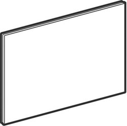 GEBERIT RESERVE ONDERDEEL SIGMA80 2 TOETS SPOELTECHNIEK GLAS / ZWART 242.618.SG.1
