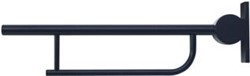 IDEAL STANDARD CONTOUR 21 OPKLAPBARE ARMSTEUN 65CM ALU GECOAT DONKERGRIJS S6361RN