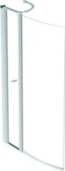 IDEAL STANDARD CONNECT AIR | BADSCHERM 890X290X1420 MM GLANZEND ZILVER E1137EO