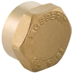 GEBERIT EINDKAP VOOR VERDELER BI MESSING 3/4 612.481.00.1