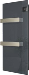DRL E-COMFORT SILK RADIATOR 900X400 750W MET GRIJS GLAZEN INFRAROODPANEEL 212217
