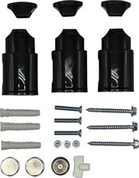 DRL LISA 4X 1/2'' BEVEST. SET BLACK 199012