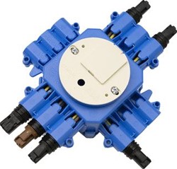 ABB CENTRAALDOOS STEKERBAAR WAGO RD 1 X IN 4X UIT ENKELPOLIGE SCHAKE 1SPA007182F2514