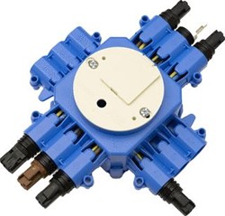 ABB CENTRAALDOOS STEKERBAAR WAGO RD 1 X IN 4X UIT SERIE SCHAKELAAR 1SPA007182F2524