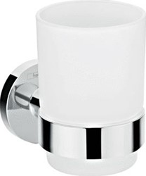 HANSGROHE LOGIS UNIVERSAL GLASHOUDER MET GLAS 1-GATS CHROOM