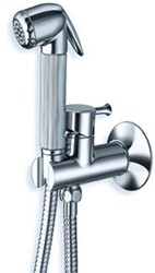 RAMINEX TUKA TUKA TOILETBIDET DOUCHEGARNITUUR CHR. MET MENGKRAAN HOUDER EN HANDDOUCHE MET AANUITKNOP PD67751