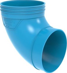 WAVIN VENTIZA BOCHT ROND 90º 160 MM MOF X SPIE PVC