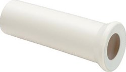VIEGA AANSLUITSTUK 400 MM WIT 101 831