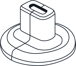 Afdekplaat radiatorvoet standconsole