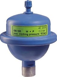 Reflex waterslagdemper