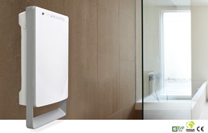 DRL E-Comfort Aurora Badkamerventilatorkachel: Snelle en Efficiënte Verwarming voor Vochtige Ruimtes