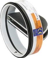 Brandklep rond voor ventilatiekanalen en brandwerende doorvoere