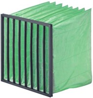 Zakkenfilter voor luchtbehandeling, ventilatie en filterboxen