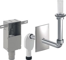 Inbouwsifon voor wastafel en fontein