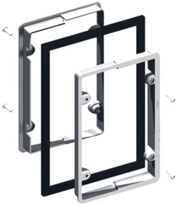 Componenten voor opstell./kopp. kast/less.
